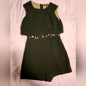 BCBG lace black romper
